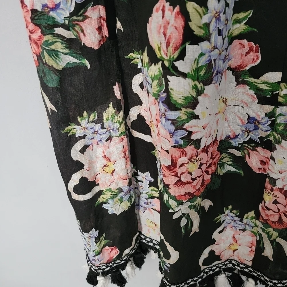 Alice McCall Black Magic Moments Linen Midi Dress NWT - Picture 7 of 15